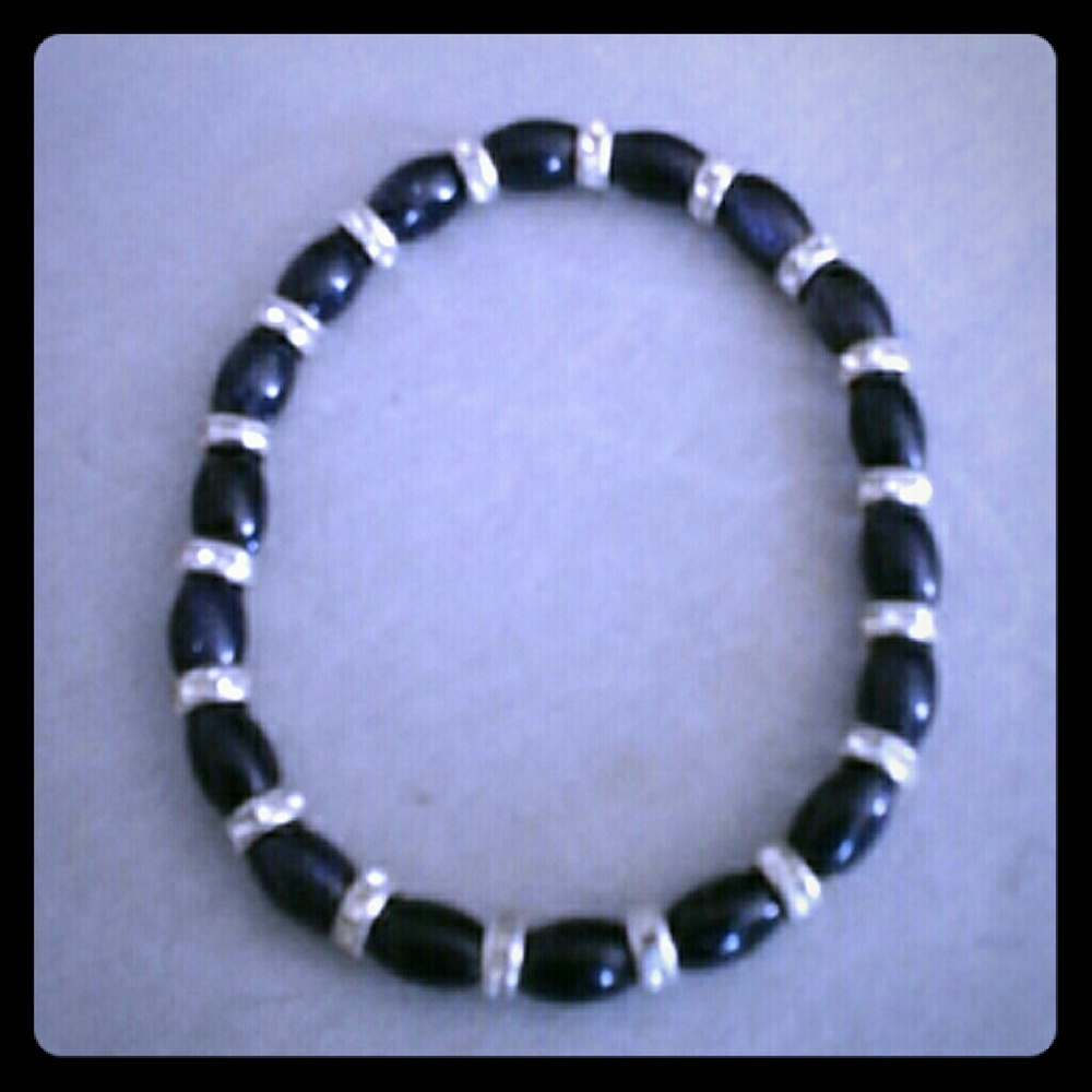 💟Black Agate Bracelet💟